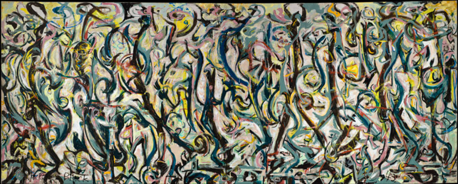 Mural by Jackson Pollock at University of Iowa Museum of Art