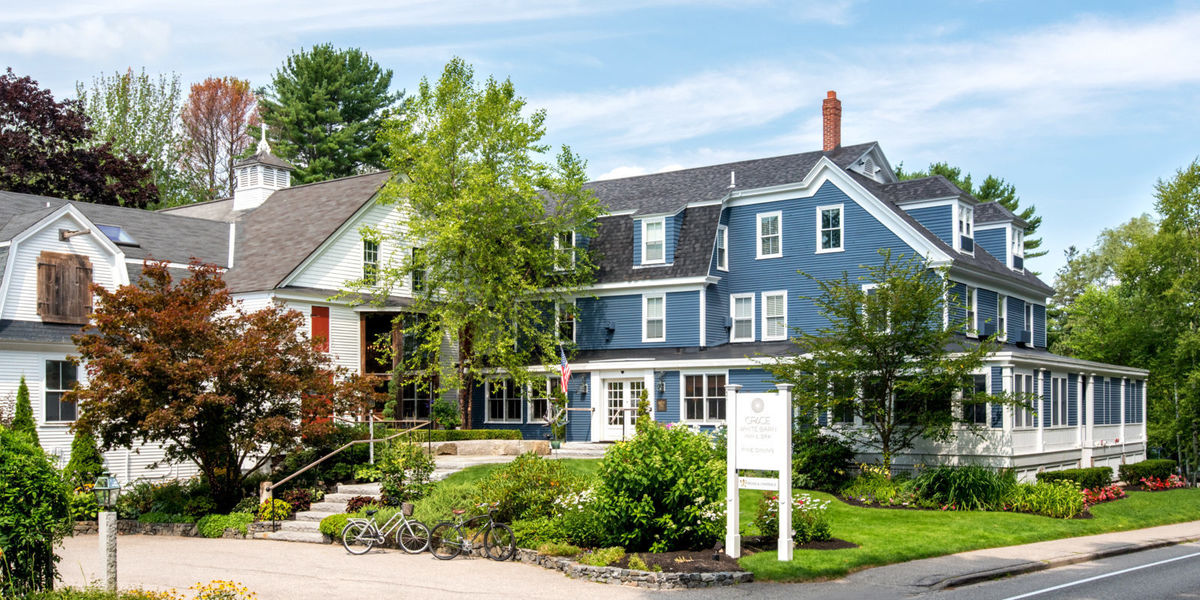 The White Barn is nestled in cozy Kennebunkport