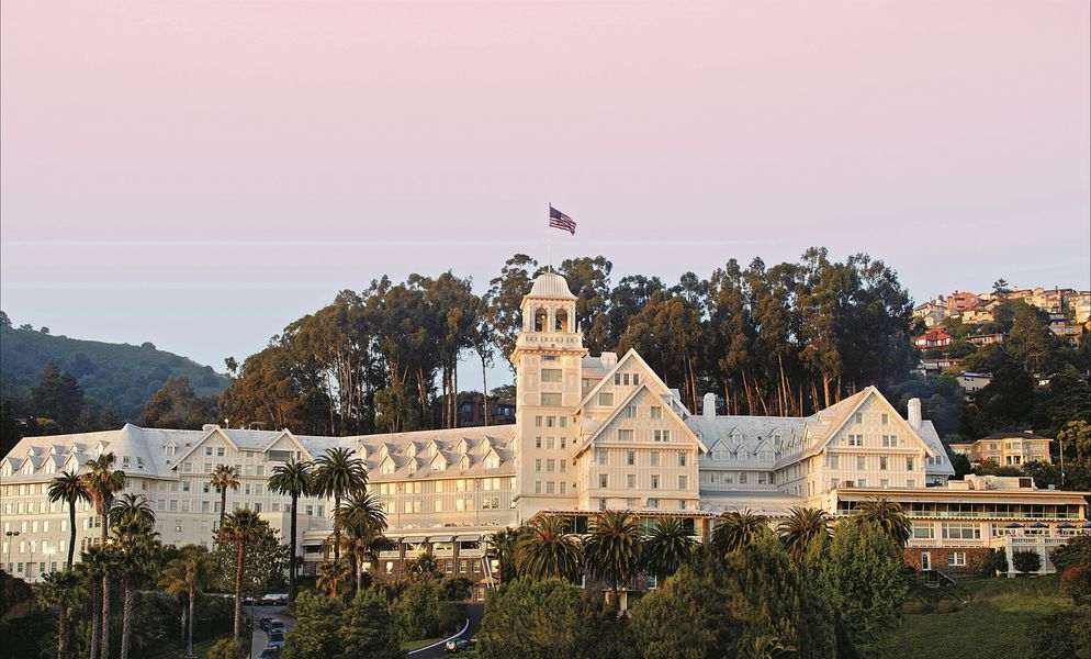 Claremont Club is just across the bridge from downtown San Francisco